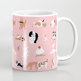 Dogs, Dogs, Dogs Pink Coffee Mug
