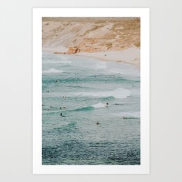 summer waves xiv Art Print
