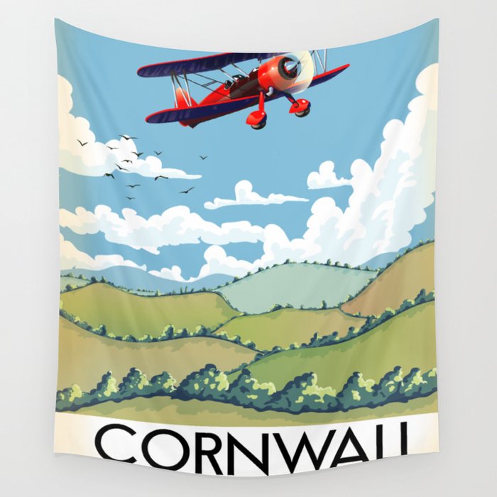 Cornwall for a Break. Wall Tapestry
