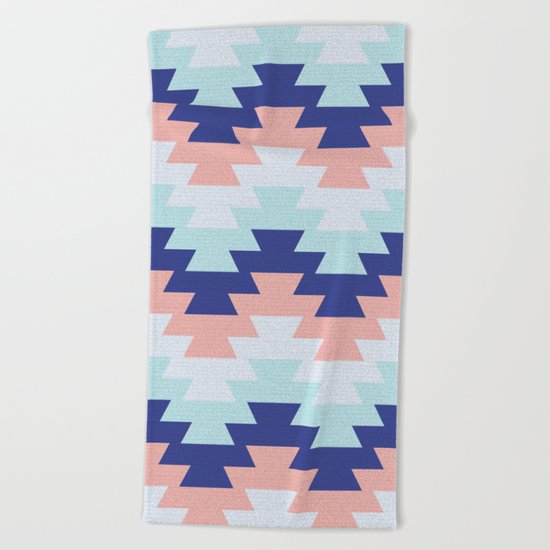 Aztec pattern Beach Towel