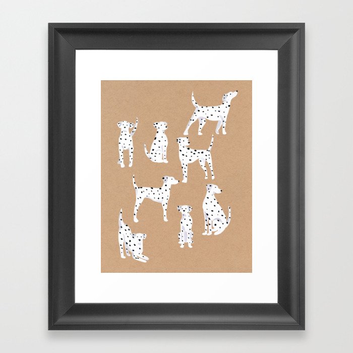 Dalmatians Framed Art Print