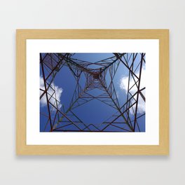 Radio Tower Framed Art Print