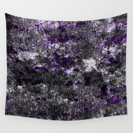 Purple and black texture Wall Tapestry
