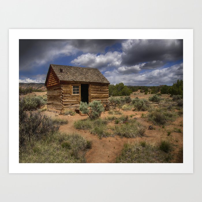 Morrell Line Cabin Capitol Reef National Park Utah Art Print By