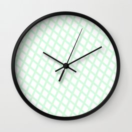 Lattice | Mint Wall Clock