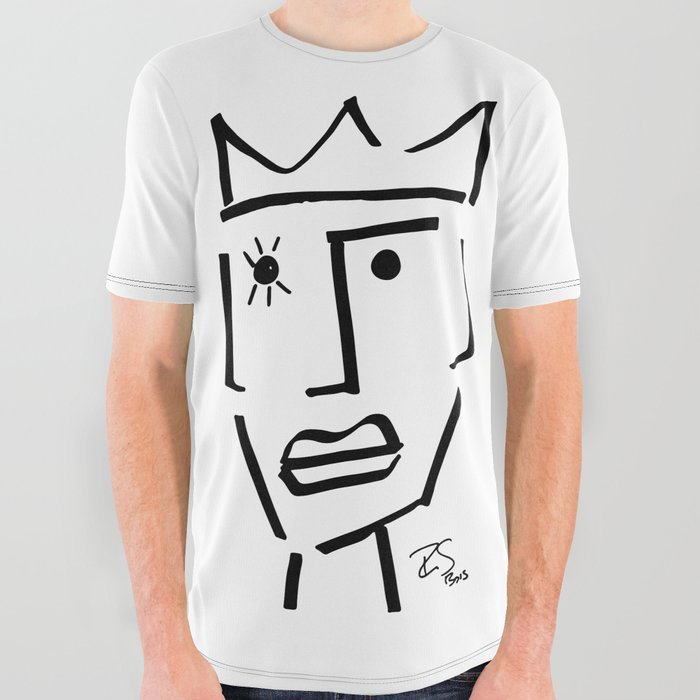 Faire Visage No 2 All Over Graphic Tee