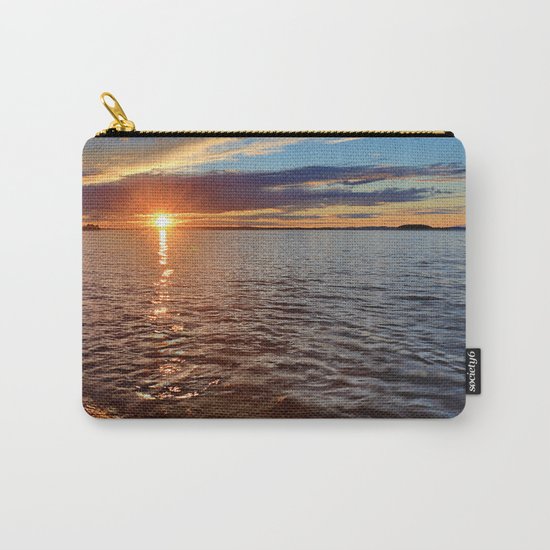 Sunset over the lake Carry-All Pouch