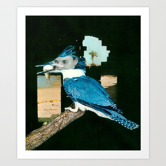 True Blue Art Print