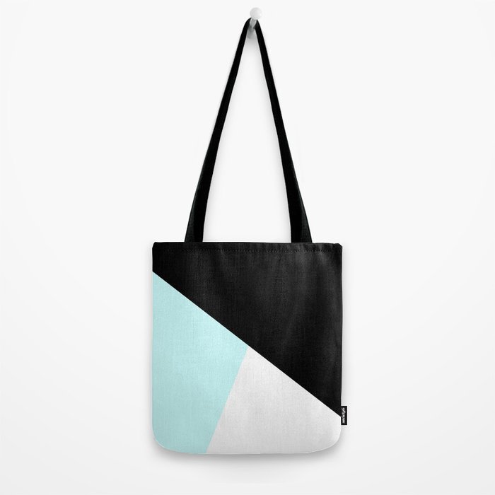 Trichromatic Aqua Blue tote bag - Under $25 cool gift ideas