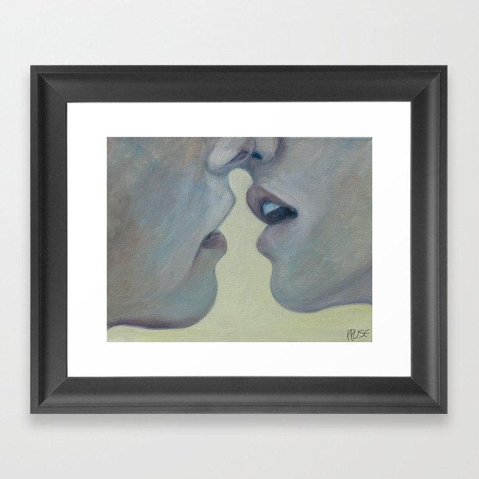 Kiss Framed Art Print