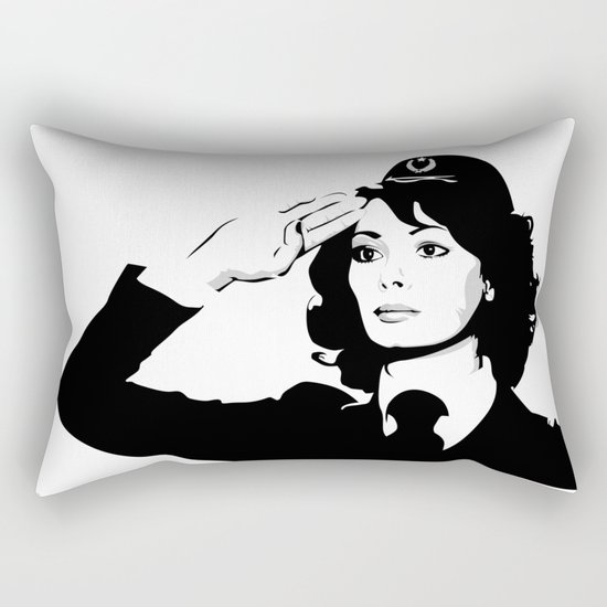 La Poliziotta Rectangular Pillow