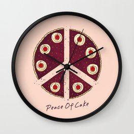 Peace of Cake Wall Clock