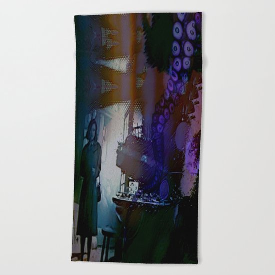 Understanding the Fall of Humanity Beach Towel