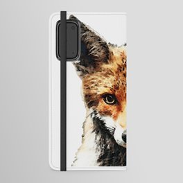 Sly Red Fox Full Face Wild Animal By Sharon Cummings Android Wallet Case