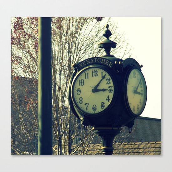 Clock Canvas Print