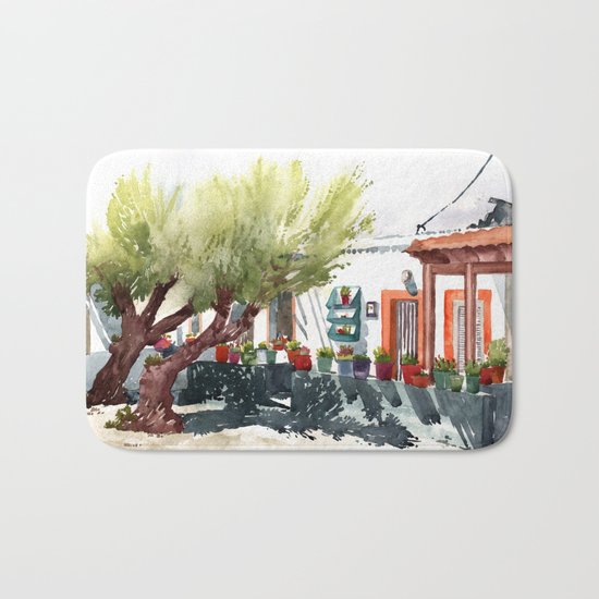 Front garden in Haraki Bath Mat