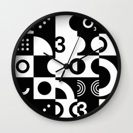 Pattern Wall Clock