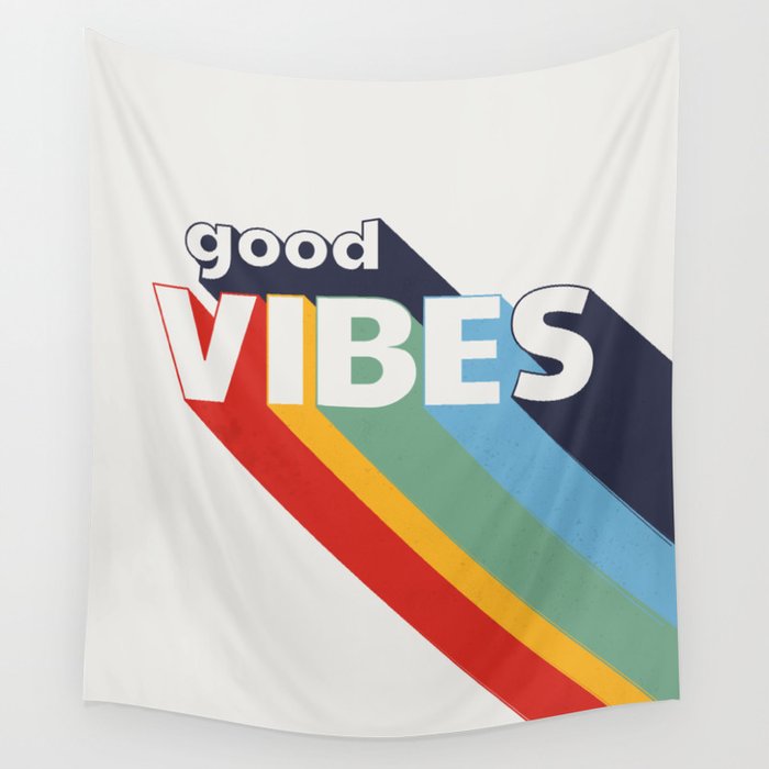 GOOD VIBES  Wall Tapestry