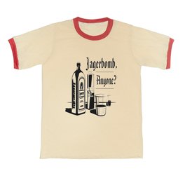 Jagerbomb, Anyone? T Shirt | Food, Funny, People, Blackandwhite 