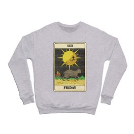 XIII: Friday (Fictitious tarot card) Crewneck Sweatshirt
