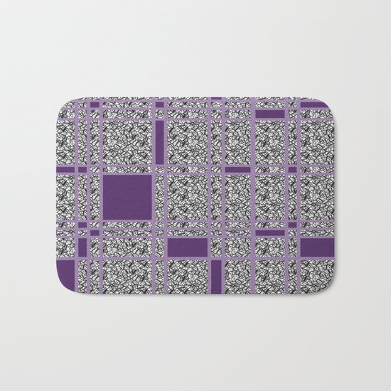 Plaid-ish Bath Mat