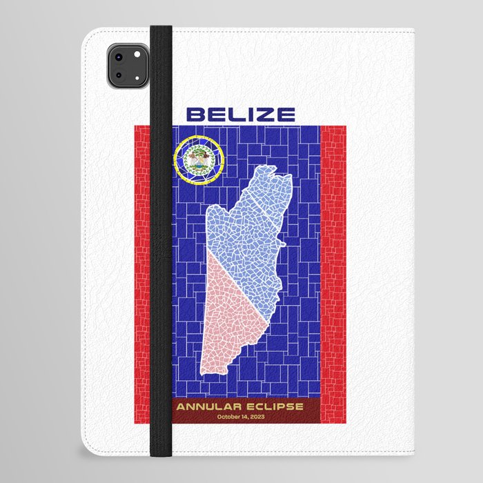 Belize Annular Eclipse 2023 iPad Folio Case