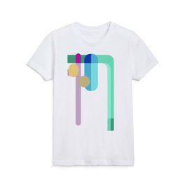 Abstract Colorful Geometrics Kids T Shirt