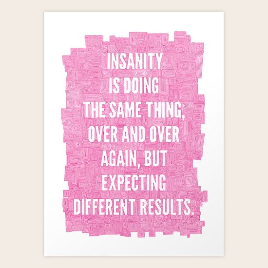 Insanity Art Print