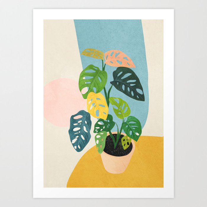 Colorful Branching Out 09 Art Print