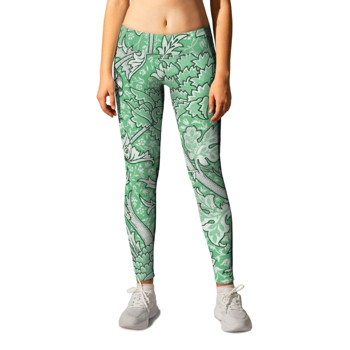 William Morris "Cray" 8. green Leggings