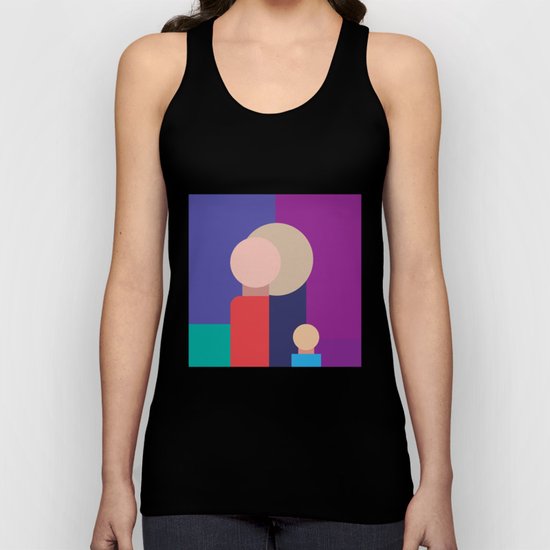 Family - Father, Mother, Child Unisex Tank Top