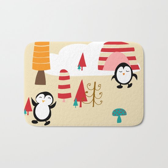 Oriana Penguin Bath Mat