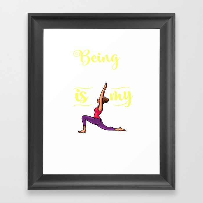 Gymnastic Tumbling Athletes Coach Gymnast Framed Art Print
