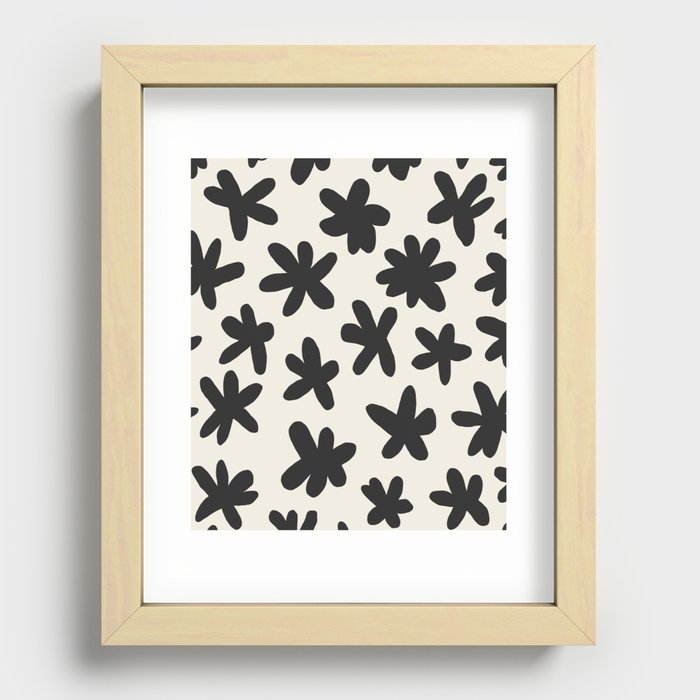 Flower Power Print Recessed Framed Print