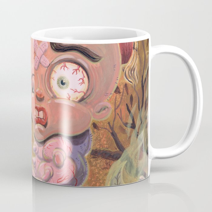 Larva Boy in the Enchanted Forest Coffee Mug