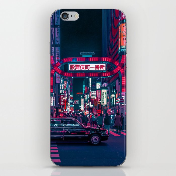 Cyberpunk Tokyo Street Iphone Skin By Himanshishah Society6