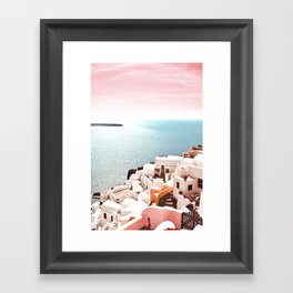 Santorini, Oia, Greece Framed Art Print