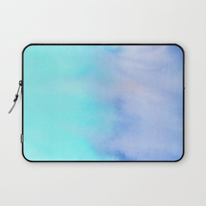 shades of blue - abstract watercolor art Laptop Sleeve