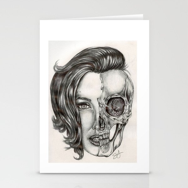 Half Dead - Angelina Jolie x Scull Stationery Cards