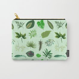 Tropical leaves pattern Carry-All Pouch | Patterntropical, Nature, Flowers, Palm, Spring, Print, Leaves, Flowerpot, Eucalyptus, Drawing 