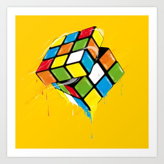 the Cube Art Print