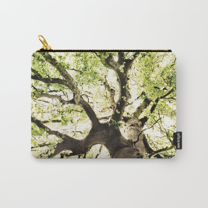 Under Your Skin // Summer Breeze In A Wilderness Fairytale Forest With A Tree Covered In Sunlight Carry-All Pouch