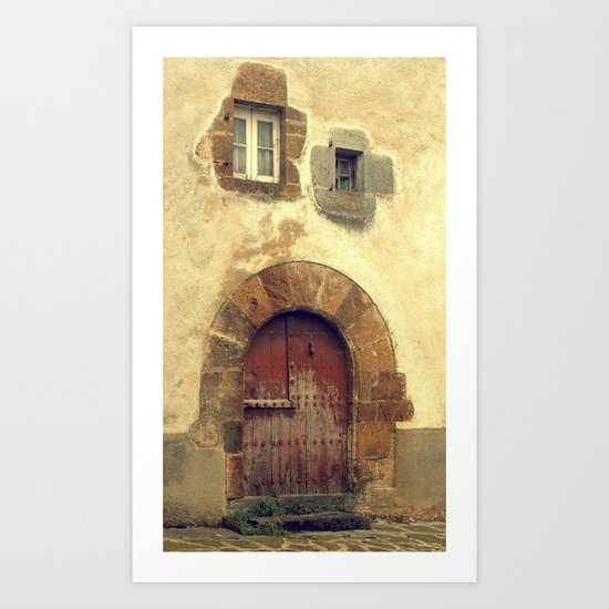 The red door Art Print