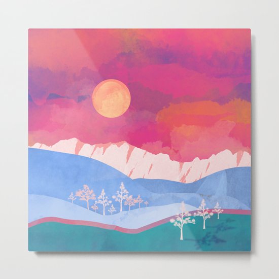 Summer Glow Metal Print