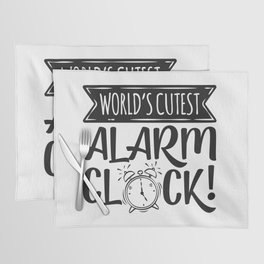 World's Cutest Alarm Clock Placemat
