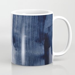 Navy Blue Abstract Painting EIGHTEEN Coffee Mug