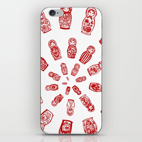 Matryoshkas' Spiral iPhone Skin