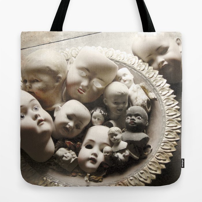 bag of doll heads