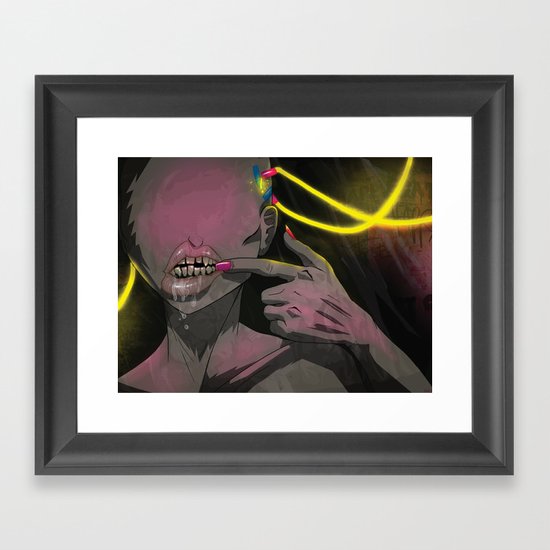 Candy Cattle Framed Art Print