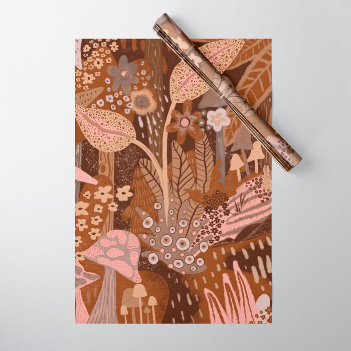 Terracotta Forest Wrapping Paper